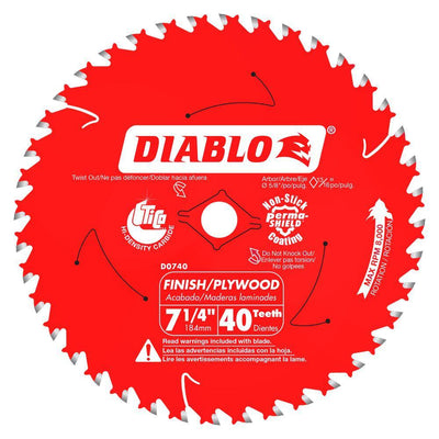 7-1/4 in. x 36 TPI Wood and Metal Carbide Saw Blade - Super Arbor