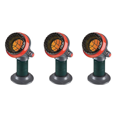 3,800 BTU Indoor Outdoor Portable Little Buddy Propane Space Heater (3-Pack) - Super Arbor