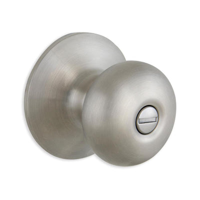 Berwick Stainless Steel Bed and Bath Door Knob - Super Arbor