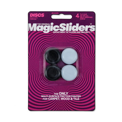 7/8 - 1 in. Grip Tip Round Magic Sliders (4-Pack) - Super Arbor