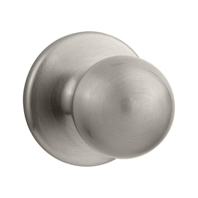 Polo Satin Nickel Hall/Closet Door Knob Featuring Microban Antimicrobial Technology - Super Arbor