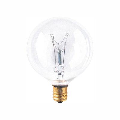 Bulbrite 15-Watt G16.5 String Bulb Replacement Dimmable Warm White Light Incandescent Light Bulb (25-Pack)