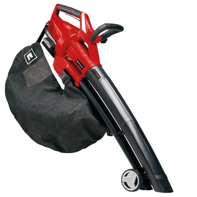 Einhell PXC 36-Volt Cordless 130-MPH 430-CFM Brushless Leaf Vacuum / Blower, w/ Debris Bag (Tool Only) - Super Arbor