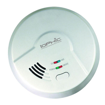 10 Year Sealed, Battery Operated, Dual Sensing 2-In-1 Kitchen Smoke and Fire Detector, Microprocessor Intelligence - Super Arbor