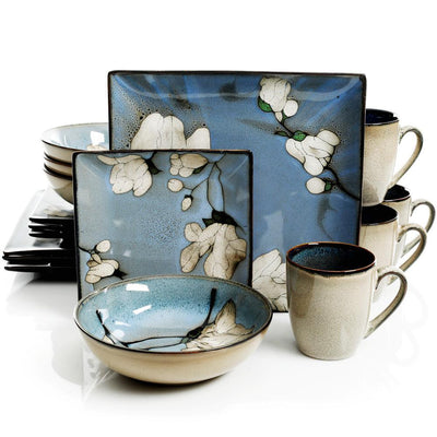 Bloomington 16-Piece Casual Miscellaneous Stoneware Dinnerware Set (Service for 4) - Super Arbor