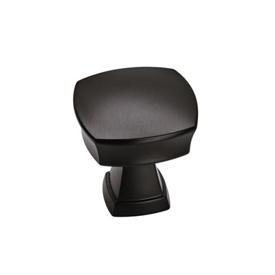 Allison Value Hardware 1-1/4 in. L (32 mm) Matte Black Cabinet Knob - Super Arbor