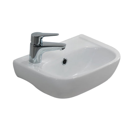 Barclay Products Caroline 380 15 in. Wall Hung Sink in White - Super Arbor