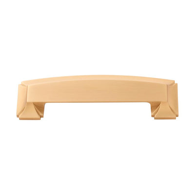 Bridges Collection 3 in. (76mm), 96mm & 128mm C/C Brushed Golden Brass Cabinet Drawer & Door Cup Pull - Super Arbor