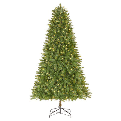 7.5 ft Fenwick Pine LED Pre-Lit Artificial Christmas Tree with 700 Color Changing Micro Dot Light - Super Arbor