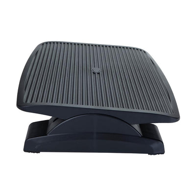 Black Adjustable Height Ergonomic Foot Rest - Super Arbor