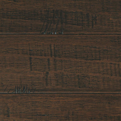 Home Decorators Collection Hand Scraped Strand Woven Wellington 3/8 in. T x 5-1/8 in. W x 36 in. L Engineered Click Bamboo Flooring - Super Arbor