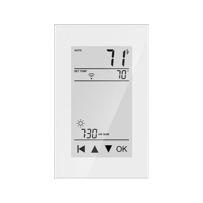 QuietWarmth 7-Day Smart Home Floor Heating Thermostat w/Floor Sensor - Super Arbor