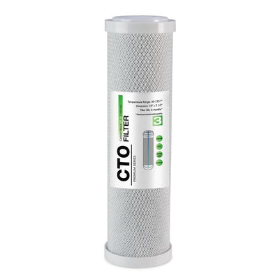 FC15US Universal High Capacity Carbon Block CTO Replacement Water Filter Cartridge for Reverse Osmosis RO System - Super Arbor