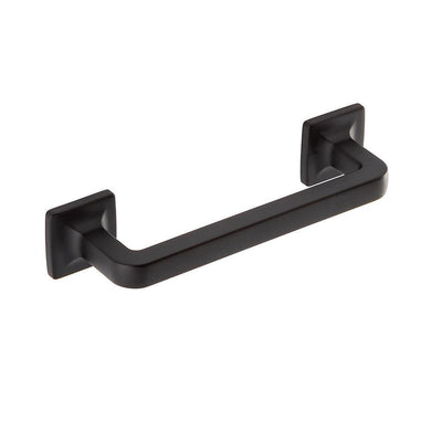 Boise 3-1/2 in. Center-to-Center Matte Black Drawer Pull - Super Arbor