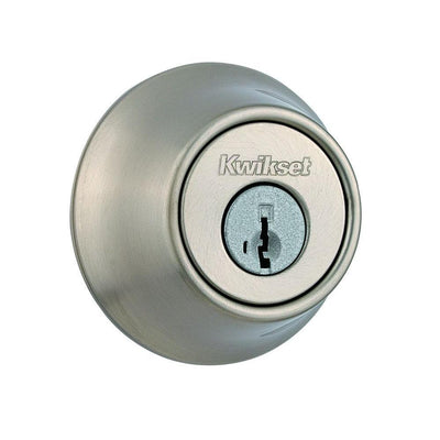 660 Series Satin Nickel Single Cylinder Deadbolt Featuring SmartKey Security with Microban Antimicrobial Technology - Super Arbor