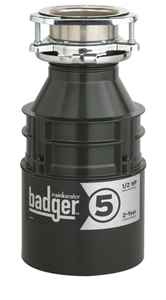 InSinkErator Badger 1/2 hp Garbage Disposal; InSinkErator Badger 1/2 hp Garbage Disposal - Super Arbor