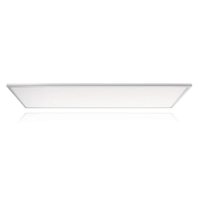Skytile 50-Watt Brushed Aluminum 2 x 4 Integrated LED Flat Panel Light, Cool White Temperature - Super Arbor