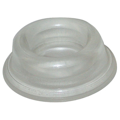 1-3/4 in. Clear Wall-Mounted Doorstop - Super Arbor