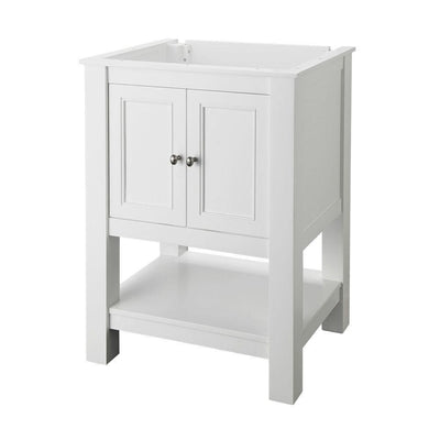 Gazette 24 in. W x 18 in. D Bath Vanity Cabinet Only in White - Super Arbor