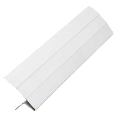 2-5/8 in. x 2-1/2 in. x 10 ft. Aluminum Eave Drip Flashing in White