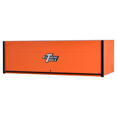 RX Professional 72 in. 0-Drawer Extreme Power Workstation Hutch in Orange with Black Handle - Super Arbor
