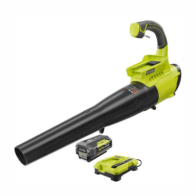 RYOBI Reconditioned 155 MPH 300 CFM 40-Volt Lithium-Ion Cordless Jet Fan Blower - 2.6 Ah Battery and Charger Included - Super Arbor