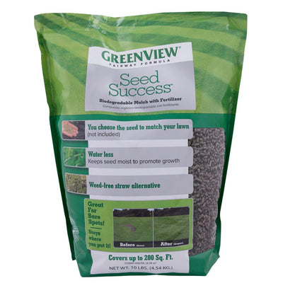 GreenView 10 lb. Fairway Formula Seed Success Biodegradable Mulch with Fertilizer - Super Arbor