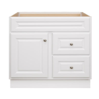 Hampton 36 in. W x 21 in. D x 33.5 in. H Bathroom Vanity Cabinet Only in White - Super Arbor