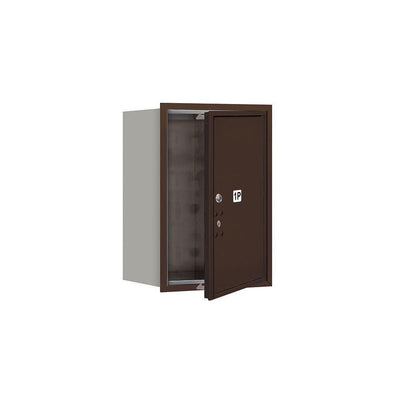 3700 Series Private Front Loading 6 Door High Unit 23-1/2 in. Parcel Locker 1 PL6 4C Horizontal Mailbox in Bronze - Super Arbor