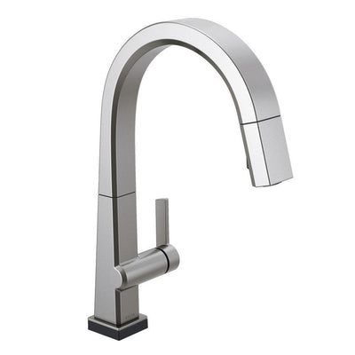Pivotal Single-Handle Pull-Down Sprayer Kitchen Faucet with Touch2O Technology and MagnaTite Docking in Arctic Stainless - Super Arbor