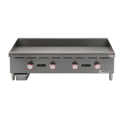 Commercial 48 in. Thermostatic Countertop Griddle - Super Arbor