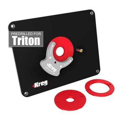 Kreg PRS4034 Precision Router Table Insert Plate w/ Level-Loc Rings (P ...