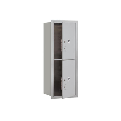 3700 Horizontal Series 2-Parcel Locker Recessed Mount Mailbox - Super Arbor