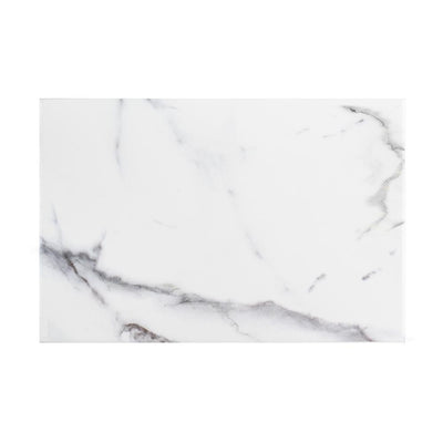 Jeffrey Court Carrara Inkjet White 8 in. x 12 in. Matte Ceramic Wall Tile (12 sq. ft. / Case) - Super Arbor