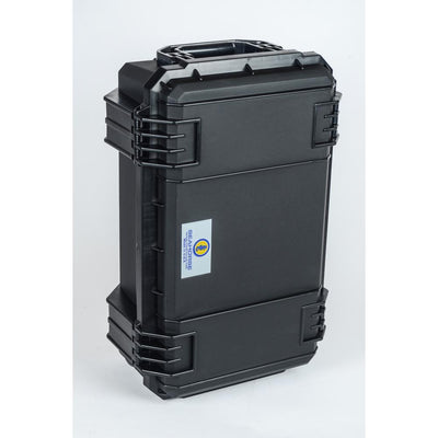 14.24 in. Large Rolling Watertight Tool Case with Foam in Black - Super Arbor