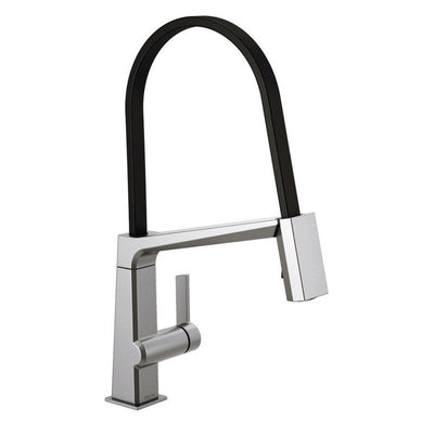 Pivotal Single-Handle Pull-Down Sprayer Kitchen Faucet with MagnaTite Docking in Arctic Stainless - Super Arbor