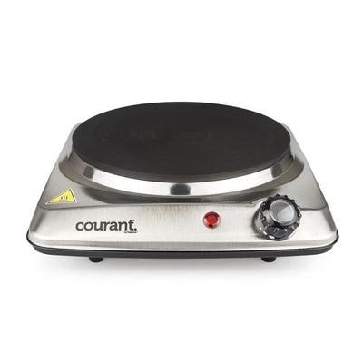 Portable Single Burner 6.1 in. Stainless Steel Hot Plate - Super Arbor