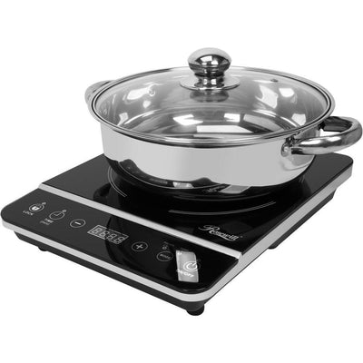 1800W Single Burner 13 in. Black Hot Plate with Temperature Controls - Super Arbor