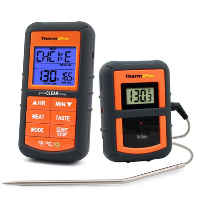 Digital Remote Wireless Cooking Thermometer with Timer - Super Arbor