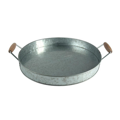 15.25 in. Galvanized Party Tray - Super Arbor