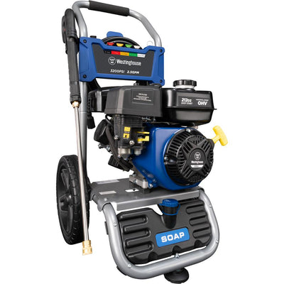 Westinghouse WPX 3200 PSI 2.5 GPM Gas Powered Axial Cam Pump Pressure Washer with Quick Connect Tips