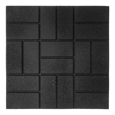 24 in. x 24 in. XL Brick Black Paver - Super Arbor