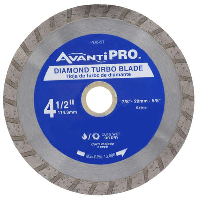 4-1/2 in. Turbo Diamond Blade - Super Arbor