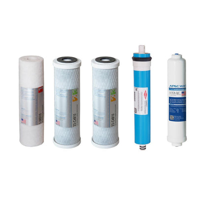 Ultimate Reverse Osmosis System 50 GPD Stage 1-5 Replacement Water Filter Cartridge - Super Arbor