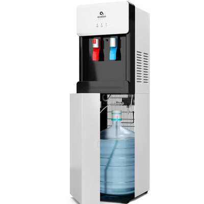 Touchless Bottom Loading Water Cooler Dispenser, Hot & Cold Water, UL/Energy Star- White - Super Arbor