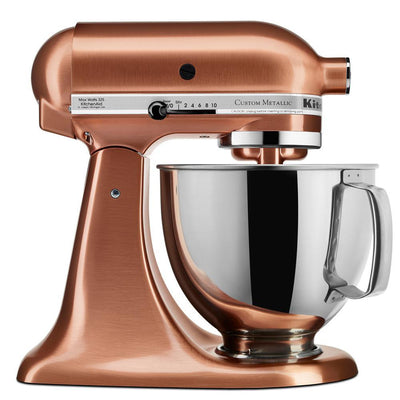 Custom Metallic 5 Qt. 10-Speed Satin Copper Stand Mixer - Super Arbor