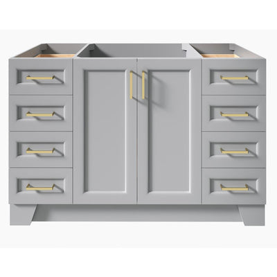 Taylor 54 in. W Vanity Cabinet Only in Grey - Super Arbor