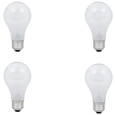 Sylvania 75-Watt Equivalent A19 Dimmable Eco-Incandescent Light Bulb Soft White (4-Pack)