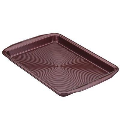 Bakeware Nonstick Cookie Pan, 10-Inch x 15-Inch, Merlot - Super Arbor