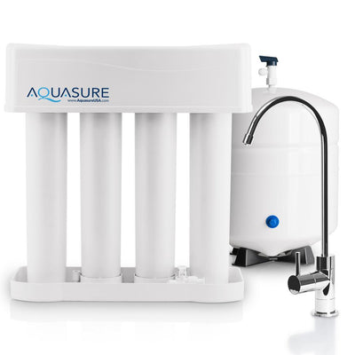 Premier Series Alkaline Remineralizing Reverse Osmosis Water Filtration System with Chrome Faucet - Super Arbor